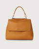 Sveva Soft Medium leather shoulder bag with shoulder strap