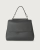 Sveva Soft Medium leather shoulder bag with shoulder strap