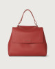 Sveva Soft Medium leather shoulder bag with shoulder strap