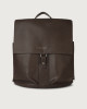 Chevrette nabuck leather backpack
