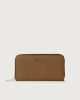 Zip around Soft leather wallet with RFID protection