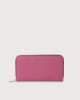 Zip around Soft leather wallet with RFID protection