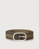 Swamp braided fabric belt