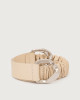 Sense strech dollar leather belt 4 cm