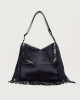 Diana Gotham Large shiny leather crossbody bag
