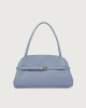 Aura Soft Longuette grained leather shoulder bag