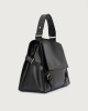 Orciani Sveva Couture Medium leather shoulder bag with shoulder strap Leather Black