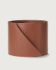 Orciani Liberty leather sash belt Leather Cognac
