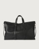 Orciani Chevrette large leather weekender bag Leather Black