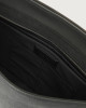 Orciani Chevrette leather messenger bag Leather Black
