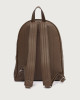Orciani Laio Micron Leather Backpack Grained leather Ebony