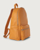 Orciani Micron Leather Backpack Grained leather Ocher