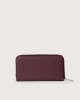 Orciani Zip around Soft leather wallet with RFID protection Leather Bordeaux
