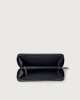 Orciani Zip around Soft large leather wallet Grained leather Navy