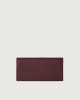 Orciani Soft leather wallet with RFID protection Bordeaux