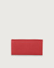Orciani Soft leather wallet with RFID protection Grained leather Marlboro red