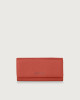 Orciani Soft leather wallet with RFID protection Grained leather, Leather Brick