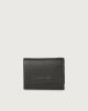 Orciani Micron small leather envelope wallet with RFID Leather Black
