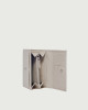 Orciani Soft small leather envelope wallet Grained leather Ivory