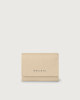 Orciani Soft leather wallet with RFID protectrion Grained leather, Leather Sand