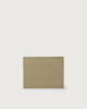 Orciani Soft leather wallet with RFID protectrion Embossed leather Kaki