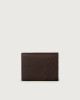 Orciani Soft leather wallet with RFID protectrion Leather Chocolate