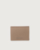 Orciani Soft leather wallet with RFID protection Leather Taupe