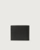 Orciani Liberty smooth leather wallet with RFID Leather Black