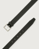 Orciani Basic Saffiano classic leather belt Leather Black