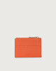 Orciani Soft leather card holder Leather Coral