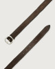 Orciani Hunting Double suede belt Leather, Suede Chocolate