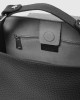 Orciani Sveva Soft Small leather handbag with shoulder strap Grained leather taupe
