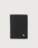 Orciani Micron leather vertical wallet Black