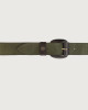 Orciani Nabucco nubuck leather belt 4,5 cm Leather, Nubuck Military Green