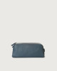 Orciani Micron leather shoe bag Grained leather Blue