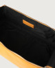 Orciani Micron leather shoe bag Grained leather Ocher