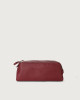 Orciani Micron leather shoe bag Grained leather Red