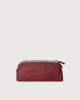 Orciani Micron leather shoe bag Grained leather Red