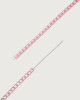 Orciani Smart Crystal jewel belt Leather Pink