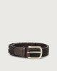Orciani Plug leather belt Leather Chocolate