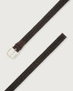 Orciani Plug leather belt Leather Chocolate