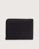 Orciani Prestige slim leather document holder Leather Black