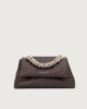 Orciani Sveva Longuette Nappa Bold padded leather shoulder bag Nappa leather chocolate