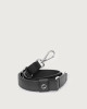 Orciani Nana Soft leather shoulder bag with strap Grained leather Navy