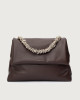 Orciani Sveva Nappa Bold XL padded leather shoulder bag Nappa leather chocolate