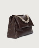Orciani Sveva Nappa Bold XL padded leather shoulder bag Nappa leather chocolate