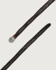 Orciani Masculine long tip leather belt 3 cm Leather Chocolate