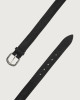 Orciani Blade leather belt 3,5 cm Bull hide Black