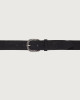 Orciani Blade leather belt 3,5 cm Bull hide Black