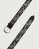 Orciani Bull Soft leather belt 3,5 cm Bull hide Chocolate